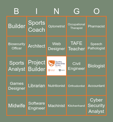 North West Horizons Bingo Card