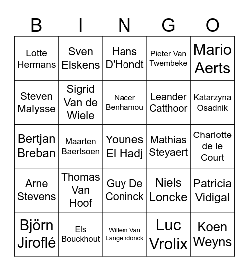 Flexso Bingo Card