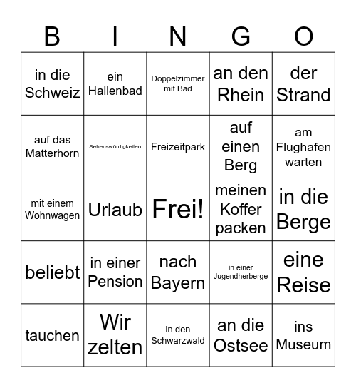 K6 Teil A Bingo Card