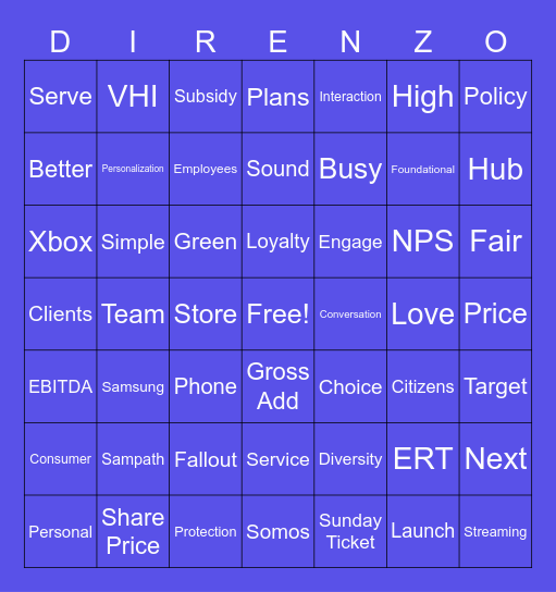 VCG 2Q Ask Us Anything Bingo Card