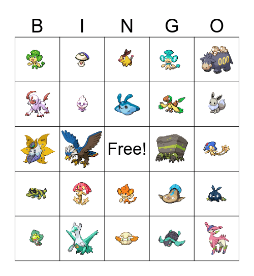 Shiny Bingo 2024 Bingo Card