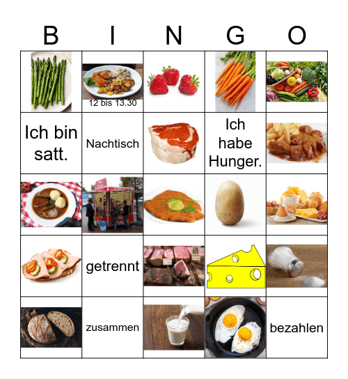 Essen Bingo Card