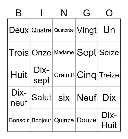 Sergio Toloza Bingo Card