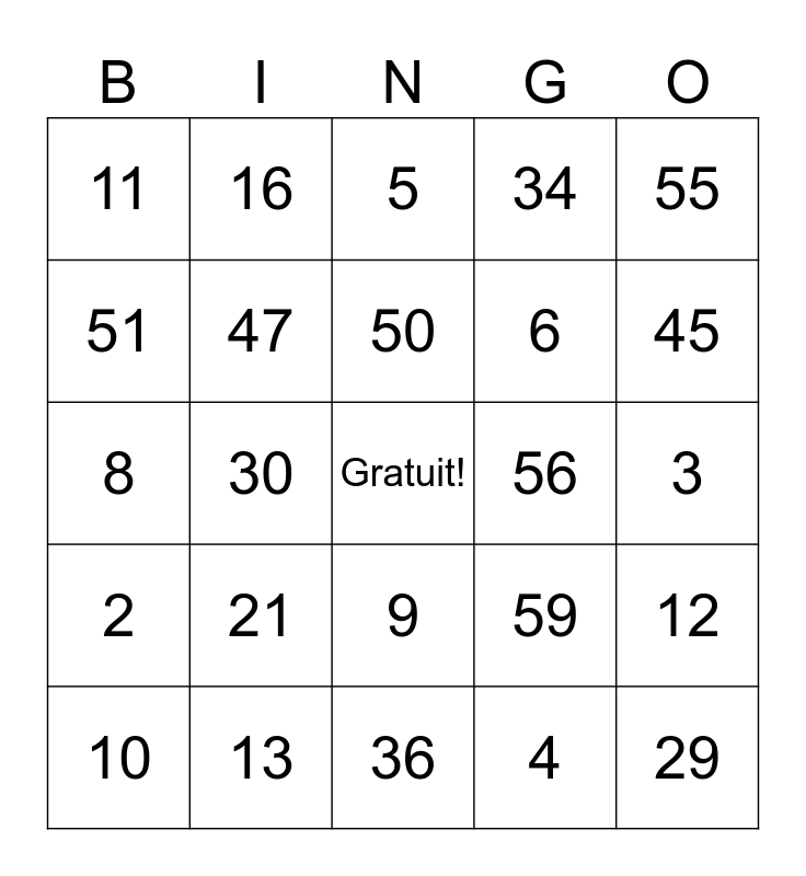 Jaziyah ShabazzHammond Bingo Card