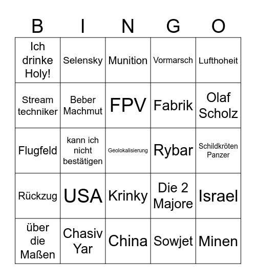 Torsten Heinrich Bingo Card