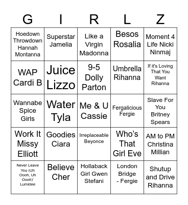 RODE BINGO Card