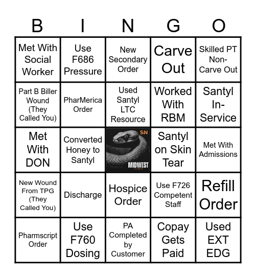 EXT Bingo Card