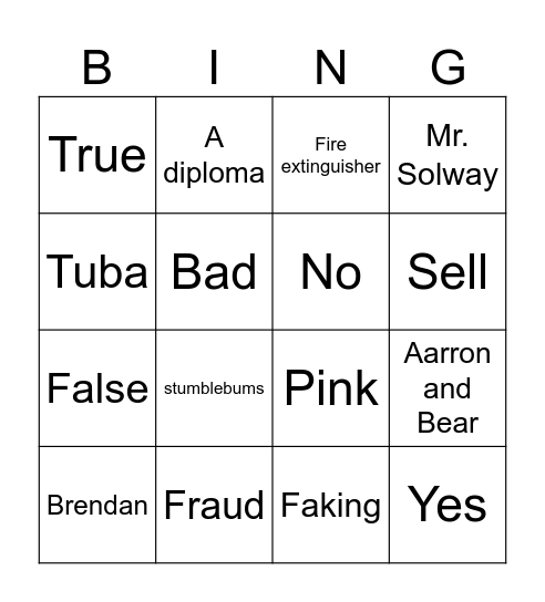 Restart Bingo Card