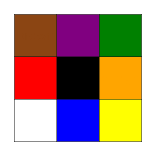 What color do you like Bingo Card