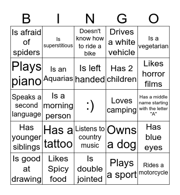8063 BRANCH BINGO Card