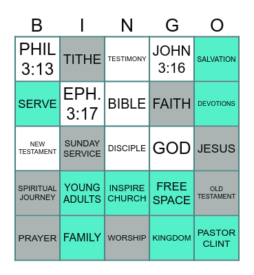 GAME NIGHT Bingo Card