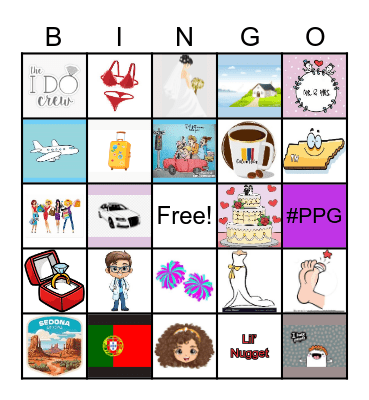 BRIDAL Bingo Card