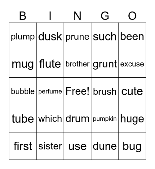Nate the Great and the Fishy Prize--wk 1 Bingo Card