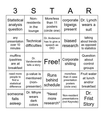 Research-o Bingo Card