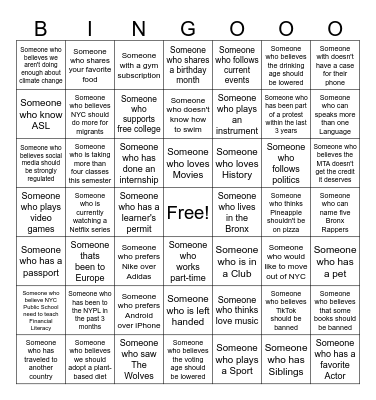 Persuading and Motivating Bingo Card