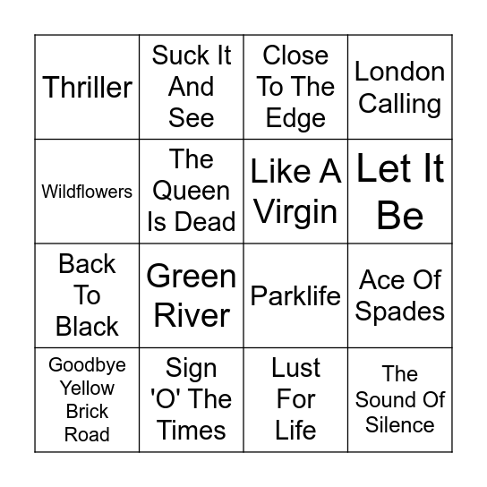 Bingo Connection Bingo Card