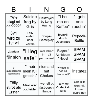 Zigu-Gameplay-Bingo Card