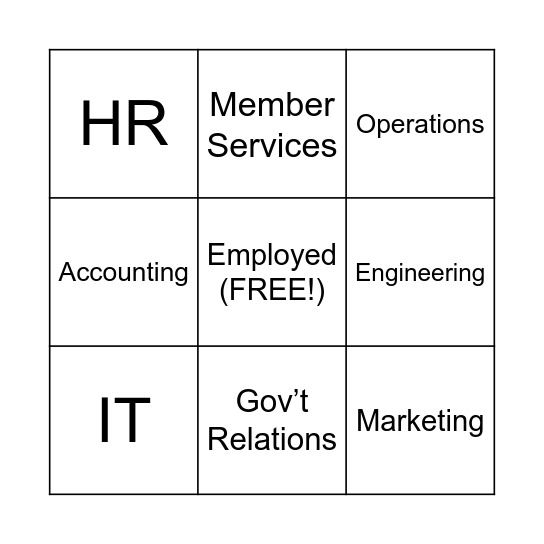 Brent’s YEC Adventure! Bingo Card