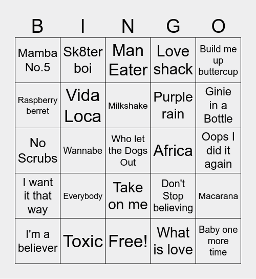 WAL⚓ERS Bingo Card