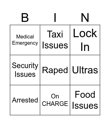 Atalanta Bingo Card