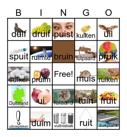UI Bingo Card