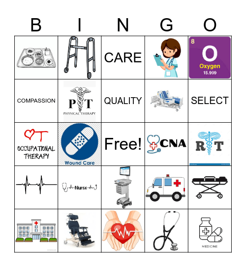 SELECT Bingo Card