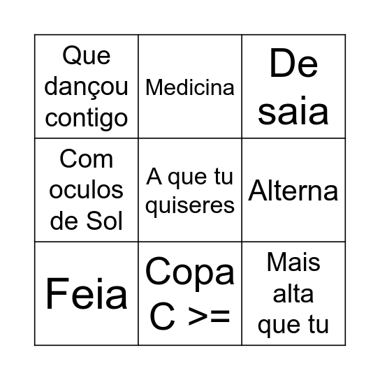 ENTERRO Bingo Card