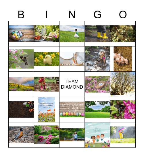 Spring Bingo Card