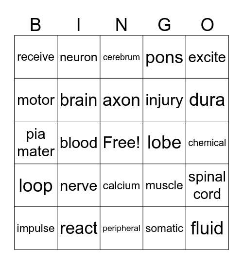 React- the world within Bingo Card