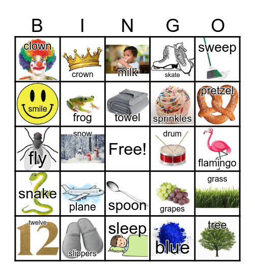 Blends Bingo Card