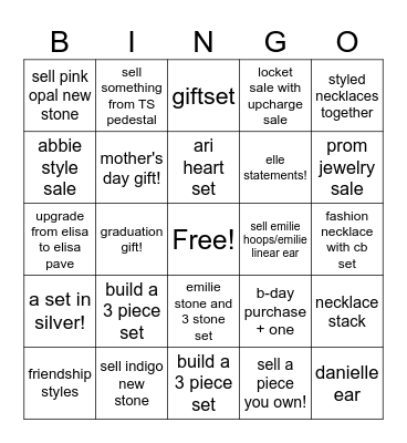 CB Bingo Card