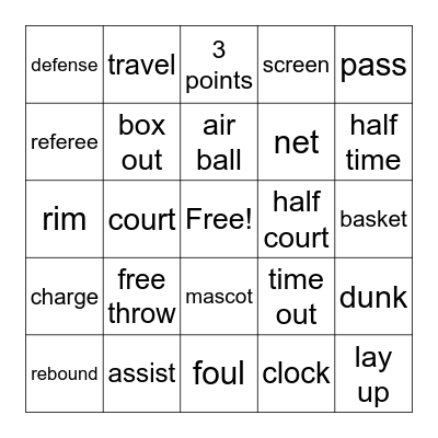 set 3 Bingo Card
