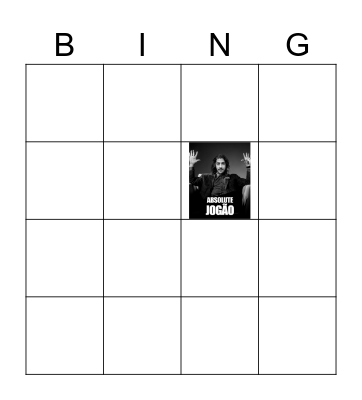BINGO DAS LENDAS Bingo Card