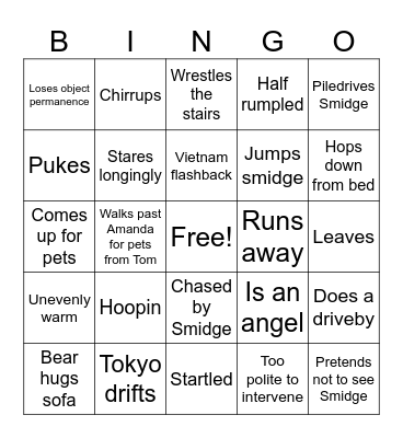 Bako Bingo Card