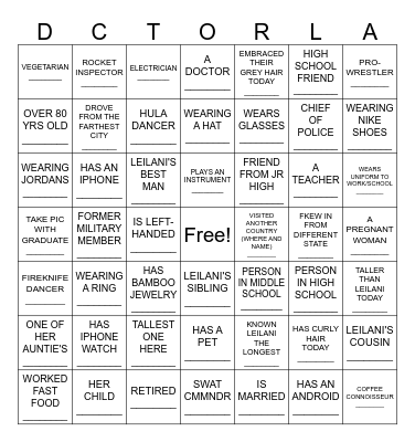 FIND THIS PERSON : Bingo Card