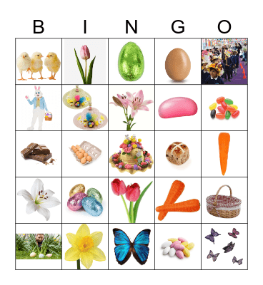 EASTER Bingo Card