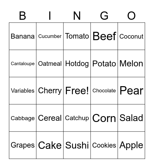 St.Amand ASL Bingo Card