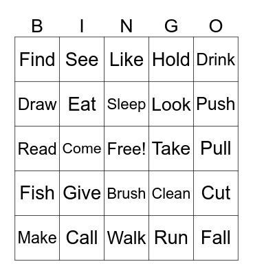 St.Amand ASL BINGO Card