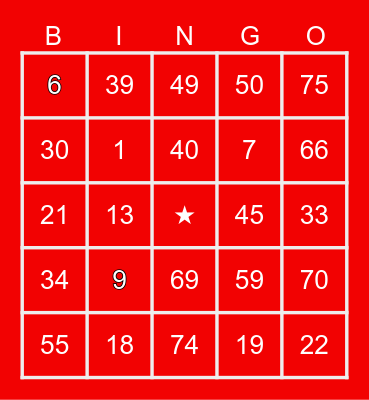BINGO.ES Bingo Card