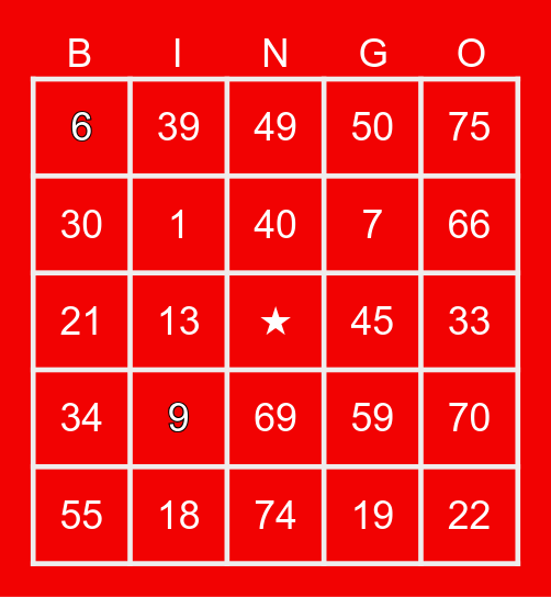 BINGO.ES Bingo Card