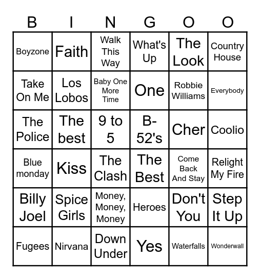 Global IT Meet Up Bingo Card