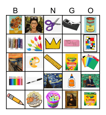 ART Bingo! Bingo Card