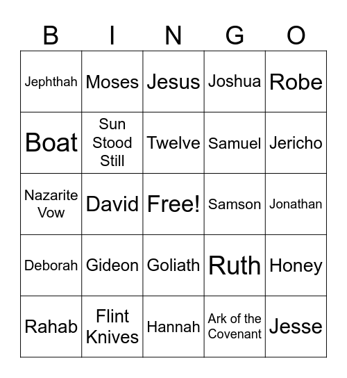 Abiding Daily Bingo Card