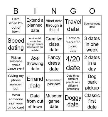 Deanna's 2024 Bingo Card