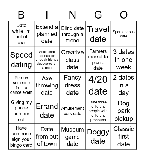 Deanna's 2024 Bingo Card