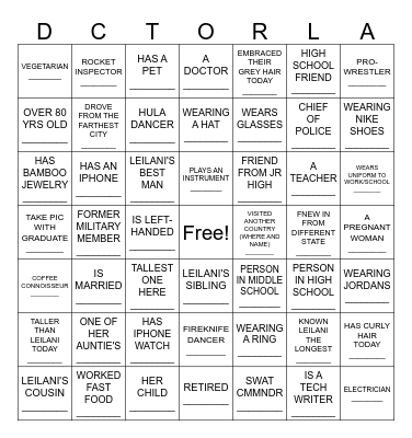 FIND THE HUMAN,          HAVE THEM SIGN Bingo Card