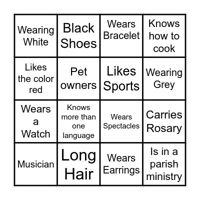LOM EL x CL Easter Celebration 2024 Bingo Card