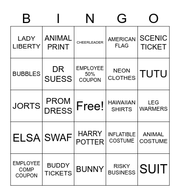 CLOSING DAY PART 2 Bingo Card