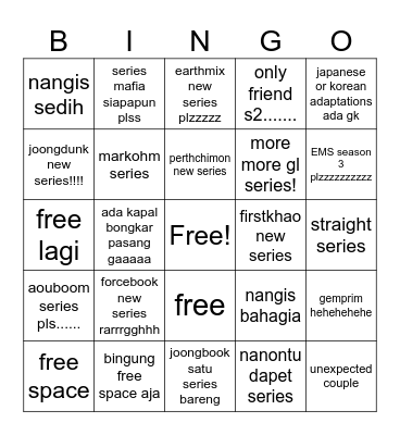 GMM Part 2!% Bingo Card