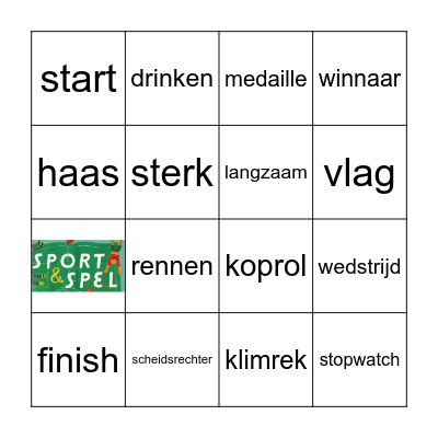 De wedstrijd van Schildpad en Haas Bingo Card